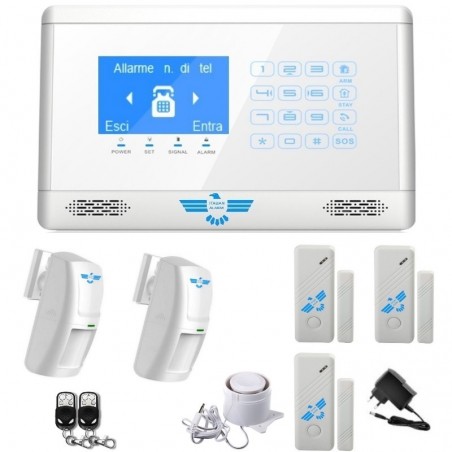 Antifurto Casa Wireless 4G + WIFI compatibile con Amazon Alexa