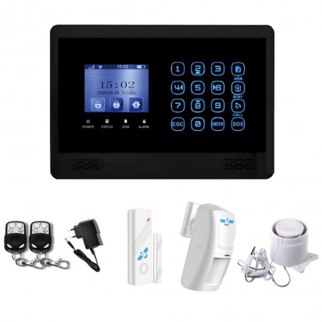 Antifurto mod. FUTURA senza fili 4G + WIFI + compatibile Amazon Alexa