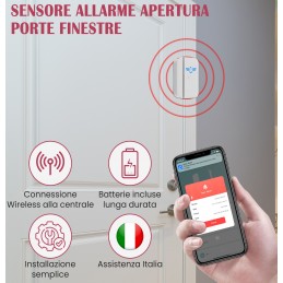 allarme sensore porta ingresso