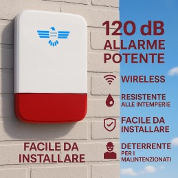 allarme casa sirena esterna