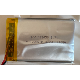 Batteria 1000 mAh 3.7 V 523450